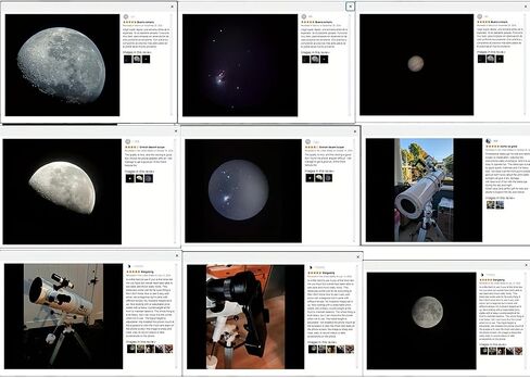 HSL Telescope 150EQ Astronomical Professional Telescope for Adults High Powered,750mm focal length Reflector Astronomy Telescopes for Beginners,Comes with Phone Adapter,5 color Filter and Carrying Bag in Kuwait