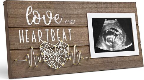 Sonogram Picture Frame Ultrasound Photo Display with Baby Countdown Weeks-Pregnancy Announcement Baby Gender Reveal Gift- New Mom Expecting Parents to Be Keepsake Gifts in Kuwait
