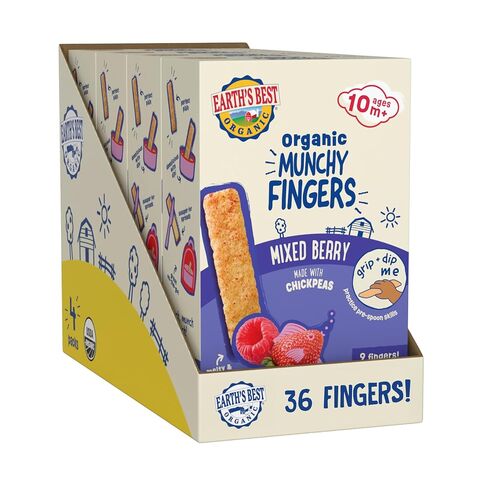 Earth's Best Organic Mango Carrot Munchy Fingers, 1.05 oz Box (Pack of 4) in Kuwait