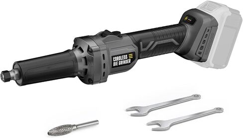 Die Grinder for Milwaukee 18V/M18 Battery (No Battery), Cordless Die Grinder with 1/4" Carbide Tungsten Bit, 6 Variable Speed Up to 26000 RPM, Great for Metal/Wood Grinding, Cut Sanding (Tool Only) in Kuwait