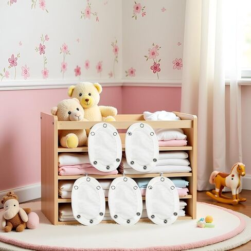 3Pcs Baby Jumpsuit Diaper Infant Romper Length Extender Bodysuit Snap Button Extended Diaper for Triangle Crotch Clothing in Kuwait