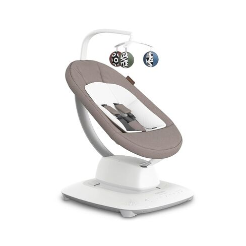 UPPAbaby Mamaroo Smart Swing – Customizable Soothing Modes with MotionSync Technology – Infant Recline + Bluetooth Enabled – Included Newborn Insert – Jake (Charcoal Mélange) in Kuwait