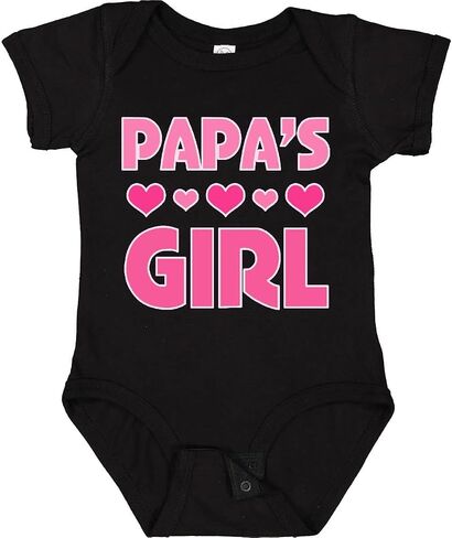 inktastic Papas Girl Granddaughter Baby Gift Set, Baby Bodysuit and Baby Bib in Kuwait