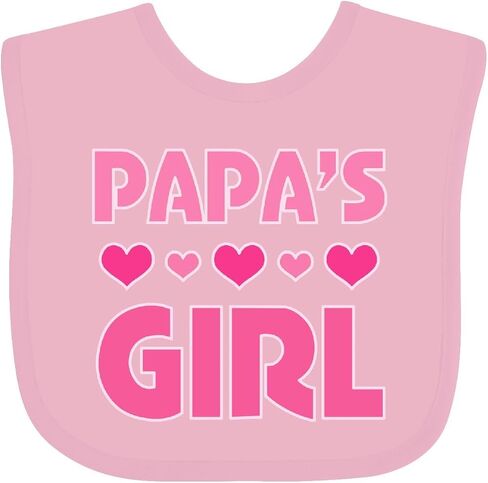 inktastic Papas Girl Granddaughter Baby Gift Set, Baby Bodysuit and Baby Bib in Kuwait