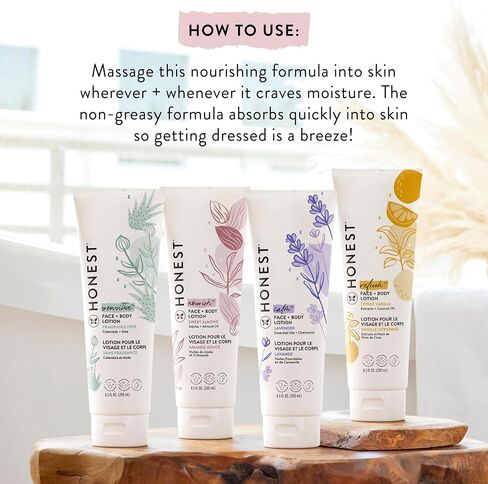The Honest Company Fragrance Free Bundle for Sensitive Skin | 2-in-1 Cleansing Shampoo + Body Wash and Hydrating Face + Body Lotion | Gentle for Baby + Hypoallergenic | 10 fl oz, 8.5 fl oz in Kuwait