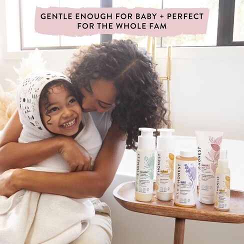 The Honest Company Fragrance Free Bundle for Sensitive Skin | 2-in-1 Cleansing Shampoo + Body Wash and Silicone Free Conditioner | Naturally Derived, Tear free, Hypoallergenic | 20 fl oz in Kuwait
