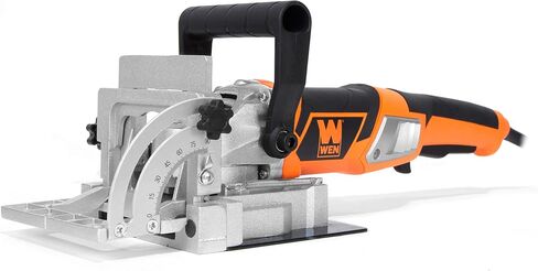 WEN JT3062 10-Amp 6-Inch 2-Blade Benchtop Jointer, Black & JN8504 8.5-Amp Plate and Biscuit Joiner with Case and Biscuits in Kuwait