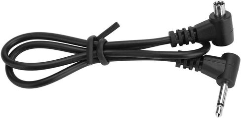 Zopsc Lightweight Flash PC Sync Cord 2.5mm Plug to Male PC Sync Cable, 12 Inch 30CM Cord for Camera Flash, Cable for Studio Lighting in Kuwait