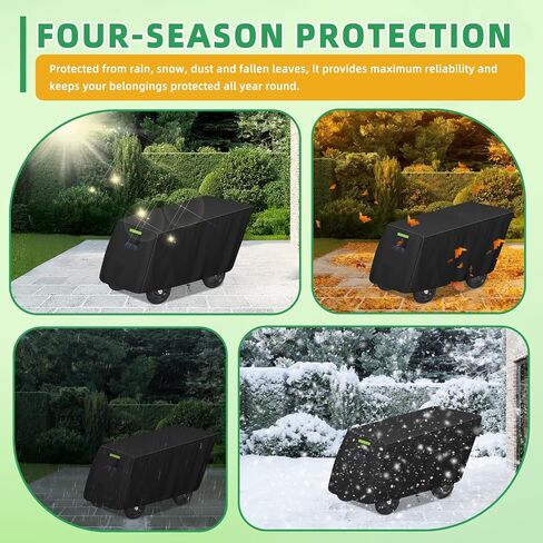 6-Passenger Stroller Cover Compatible with Angeles Bye Bye Buggy, 600D Heavy-Duty Waterproof Protection with 50+ UPF UV Shield, for Commercial Daycare & Preschool Strollers, Black in Kuwait