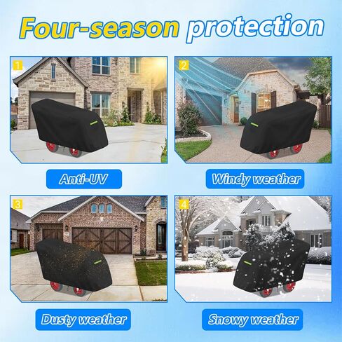 6 Passenger Seater Stroller Cover,600D Heavy Duty Waterproof & Dustproof Covers for Buggy Tarp Commercial Daycare and Preschool Strollers, All-Weather, Black in Kuwait