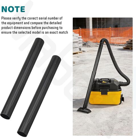 2 Pcs Extension Wand Replacement for Dewalt DXVA19-1202, 1-7/8" x 17.56" Wet/Dry Vacuum Cleaners Hose, Fit DXV05S, DXV06G, DXV08S, DXV04T, DXV05P, DXV10SA, DXV10SB, DXV06P, DXV09P, DXV09PA, DXV10P in Kuwait