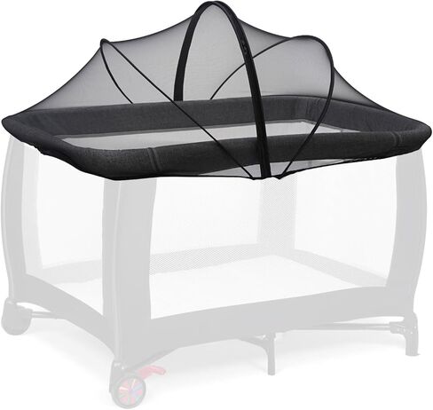 Bassinet Cover for Cats, Mosquito Net Cover, Two-Way Zipper | Keep Pets Out for Baby, Breathable Baby Mosquito Net for Crib White in Kuwait