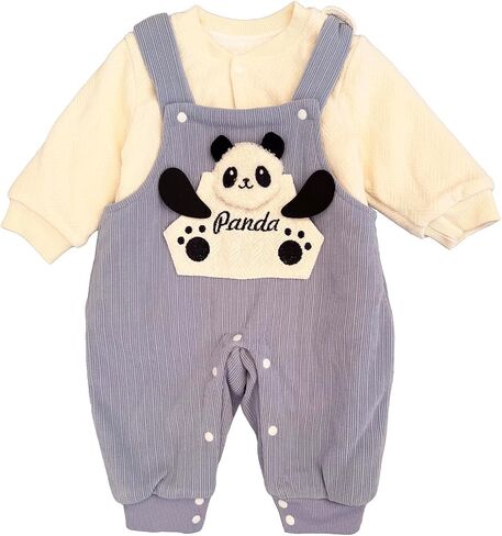 Peacolate Winter 12Months-3Years Little Baby Boys 2pcs Clothingsets Jacket and Overalls Outfits in Kuwait