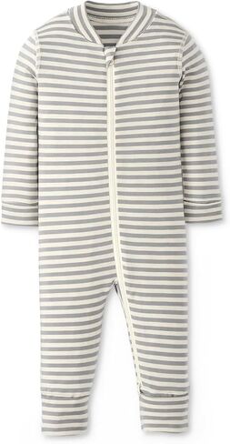Hanna Andersson Baby Girls' Striped 2-way Zip Sleeper in Hannasoft™ (Infant/Toddler) in Kuwait
