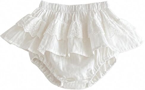 HOOLCHEAN Baby Girls Ruffle Bloomer Tutu Skirt Infant Toddler Lace Diaper Cover Shorts in Kuwait