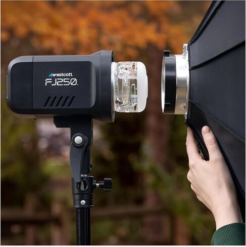 Westcott FJ250 250ws Strobe 1 Light Backpack | OLED Touchscreen, 0.01-0.9 Second Recycle, 850 Plus Full-Power Flashes, Bowens Mount, Fj-X3 S Sony Trigger in Kuwait