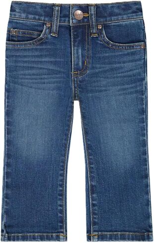 Wrangler Little Boy's Stitched Pocket Western Boot Cut Jeans in Kuwait