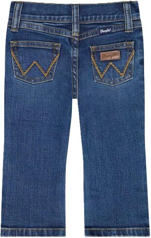 Wrangler Little Boy's Stitched Pocket Western Boot Cut Jeans in Kuwait