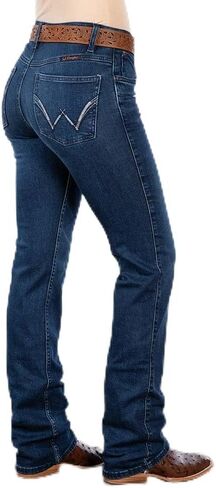 Wrangler URJ Q-Baby Maggie 112352984 Bootcut Jeans Blue in Kuwait