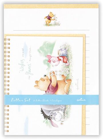 Hallmark 819262 Disney Winnie the Pooh Letter Set, Floral Decoration in Kuwait