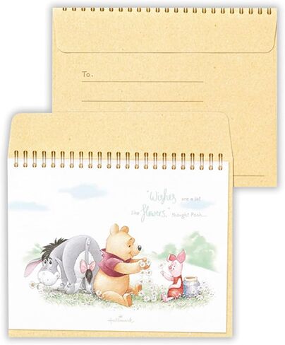 Hallmark 819262 Disney Winnie the Pooh Letter Set, Floral Decoration in Kuwait