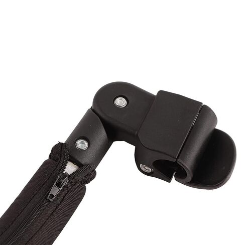 Universal Baby Stroller Bumper Bar, Armrest, Handle, Crossbar, Stroller Accessories, Black PU (Black) in Kuwait