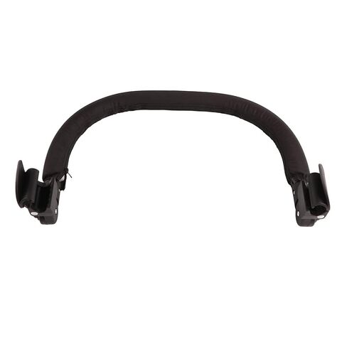 Universal Baby Stroller Bumper Bar, Armrest, Handle, Crossbar, Stroller Accessories, Black PU (Black) in Kuwait