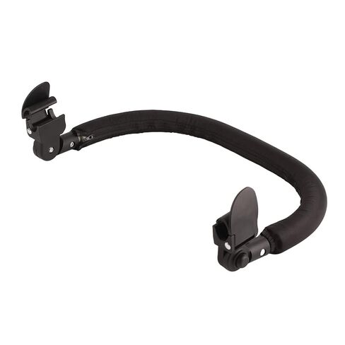 Universal Baby Stroller Bumper Bar, Armrest, Handle, Crossbar, Stroller Accessories, Black PU (Black) in Kuwait