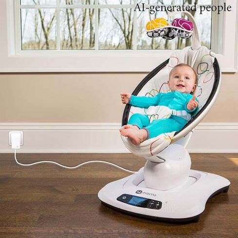 12V 3A Power Cord Replacement for 4moms Mamaroo 2/4, RockaRoo Baby Swing AC Adapter Charger 6.6 ft Cable in Kuwait