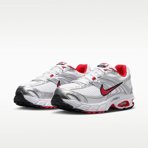 Nike Air Max Moto 2K Women's Shoes with Reflective Accents (White/Metallic Silver/Black/University Red) in Kuwait