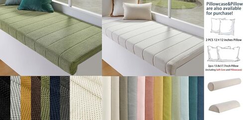 Custom Size Fireplace Baby Proof Proofing Corduroy Soft Hearth Cushion Pad Cover Edge Protector Bumper for Babies Chlid, Customized Window Bench Seat Foam Cushion for Indoor Furniture, Non Slip Bottom in Kuwait