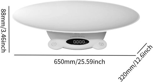 kowaku Scale,Versatile with Detachable Tray Weighing Scale LED Screen Digital Weight Scale for Dogs Infant in Kuwait