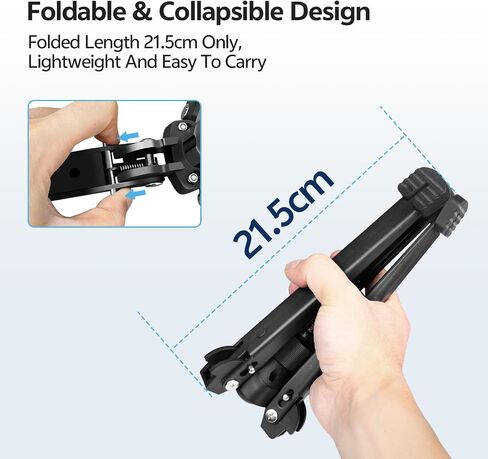 TONYBOO Monopod Tripod Base, Heavy Duty Aluminum Monopod Support Feet with 3/8-Inch Screw, Foldable Desktop Mini Tripod Stand for DSLR Camera, Stabilizer, Camcorder, Outdoor Photography-TM-5 in Kuwait