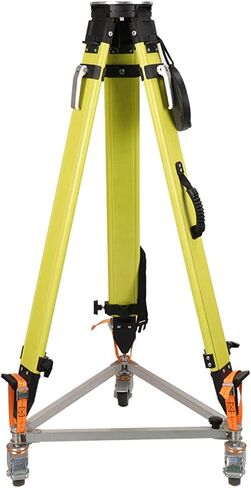 Measuring Tool Tripod Leg Stand Aluminum Alloy Mobile Support with Swivel Wheels for Level Theodolite Total Station Scanner in Kuwait