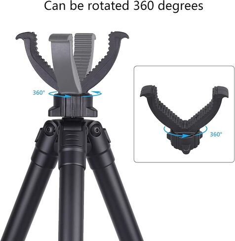 360° Rotating V-Yoke Rest Compatible with Traveling Tripods, Camera Tripods, and Monopods for Photographing and Outdoor Activities in Kuwait