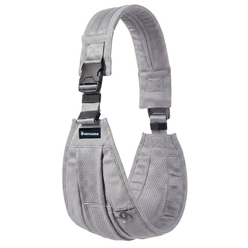 AUYEAZGO Mesh Toddler Carrier, 6-48 Months (16-44 lbs), Beige, Regular | Adjustable Back Tightness, High Back Support, Breathable Material, Large Pocket in Kuwait