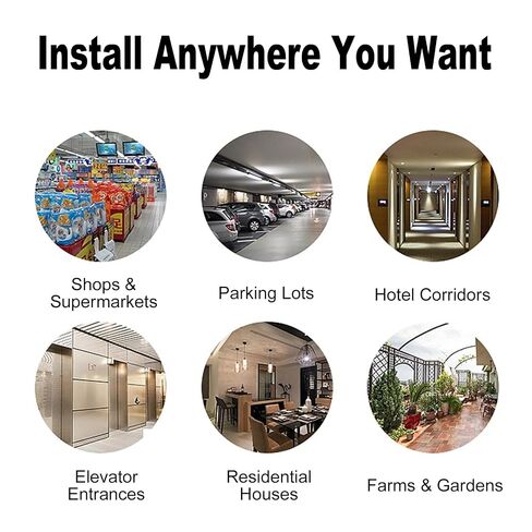 Dummy Fake Security Cameras, Solar Powered Surveillance Security Camera | Outdoor CCTV Dome, Sensor Light, LED Light for Night, Waterproof, for Yard Patio Pathway Outdoor Safety Alert (White 1 Pack) in Kuwait