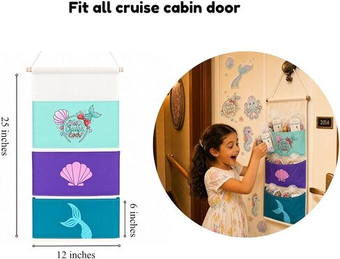 Princess Fish Extender For Disney Cruise Girl FE Gift Exchange Haning Bags Door Cabin Must Have in Kuwait