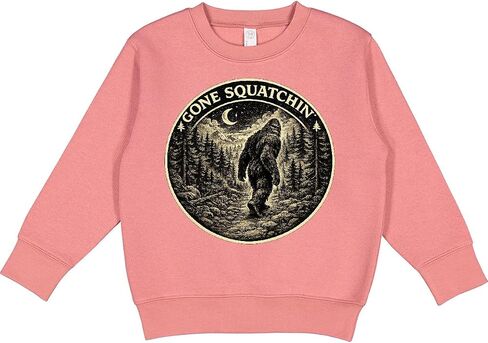inktastic Bigfoot Gone Squatchin' Outdoors Toddler Sweatshirt in Kuwait