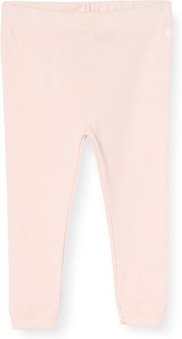 Petit Bateau 1 Pack Baby Girl's Leggings in Plain 1x1 Rib Knit Sizes 3/M- 36/M Style 57002-04 (Size 6 Months Style 57002-04) Pink in Kuwait