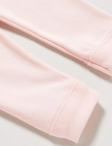 Petit Bateau 1 Pack Baby Girl's Leggings in Plain 1x1 Rib Knit Sizes 3/M- 36/M Style 57002-04 (Size 6 Months Style 57002-04) Pink in Kuwait