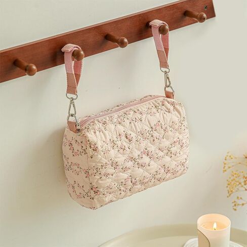Large Capacity Floral Outdoor Diaper Bag Multifunctional Reusable Portable Baby Essential (Flower Pink) in Kuwait
