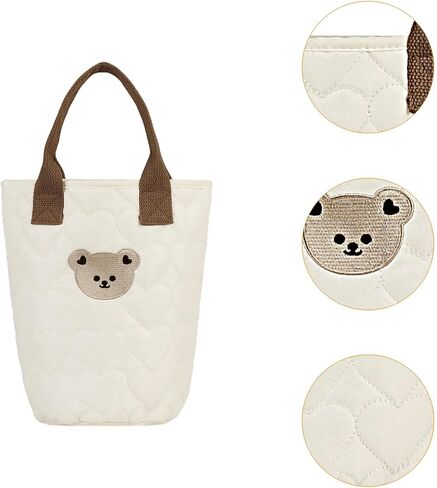 Women Handbag Diaper Toy Organizer Storage Basket Cloth Shopping Bag with Large Capacity and Soft Structure for Carrying Essentials Suitable for in Kuwait