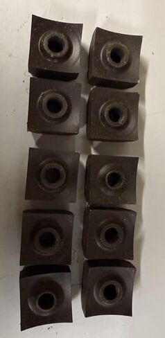 10 Pack Forestry MULCHER Teeth for GIYI Future Chinese Made MULCHERS 12MM in Kuwait