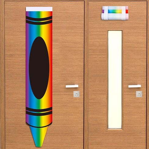 Mindsoft 2 Pcs Classroom Door Window Cover Blackout Shade for Window Door Curtain Cover Lockdown Shade Classroom Decor Darkening Blackout Drape for Nursery School Office 8 x 39 Inches in Kuwait