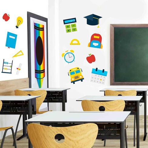 Mindsoft 2 Pcs Classroom Door Window Cover Blackout Shade for Window Door Curtain Cover Lockdown Shade Classroom Decor Darkening Blackout Drape for Nursery School Office 8 x 39 Inches in Kuwait