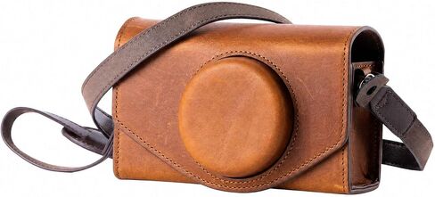 SmallRig Leather Case Bag for FUJIFILM X-E5 / X100VI, for Ricoh GR IV/GR III, Carrying Case with Magnetic Closure, Protective Pouch, Compact Storage Bag, Crossbody Bag, Shoulder Strap, Brown-5986 in Kuwait