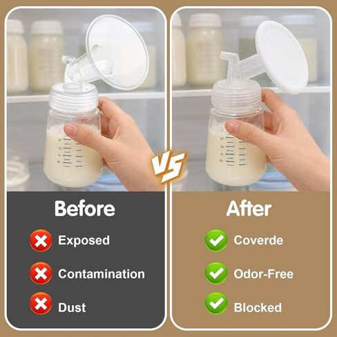 2Pcs Silicone Breast Pump Covers for Spectra Flange | Storage Lid for Flange Valve Tube Backflow Protector Pump Parts Fridge Cover in Kuwait