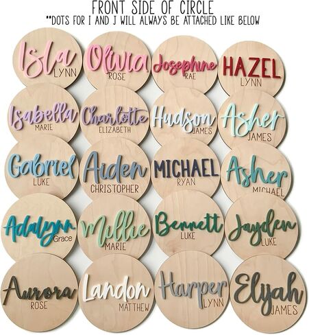 Double Sided Personalized Newborn Baby Birth Announcement Sign for Hospital | Newborn photography prop, Baby Name Plate in Kuwait