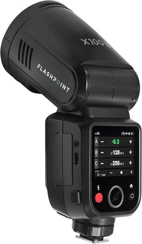 Flashpoint X100 TTL R2 On Camera Li-on Round Head Flash for Canon with Accessory Kit in Kuwait